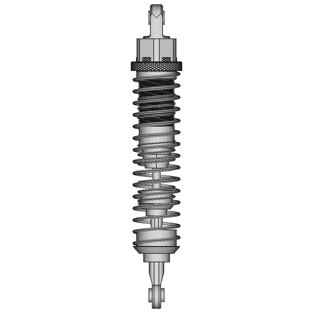 CAD Model of 80 Mm Rc Shock Absorber for Engineering Projects_0_90_degree_snapshot