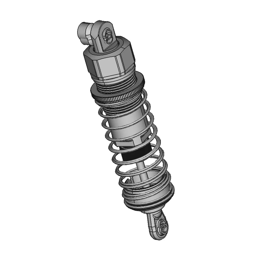 CAD Model of Rc Shock Absorber 1/10 for Engineering Projects_60_30_degree_snapshot