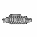 CAD Model of Shock Absorber for Engineering Projects_60_30_degree_snapshot