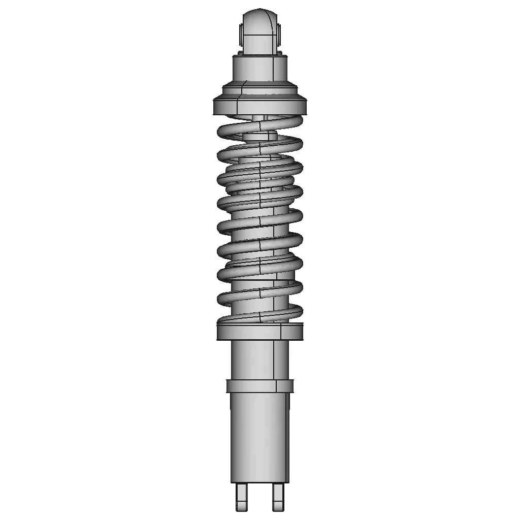 CAD Model of Shock Absorber for Engineering Projects_90_0_degree_snapshot