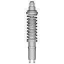 CAD Model of Shock Absorber for Engineering Projects_90_0_degree_snapshot