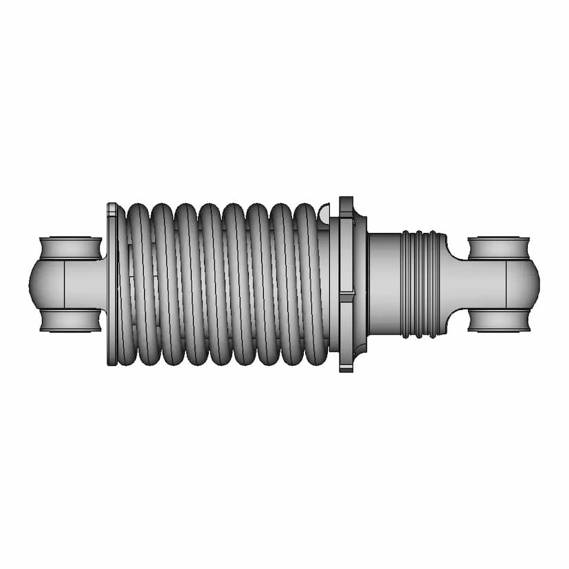 CAD Model of Shock Absorber for Engineering Projects