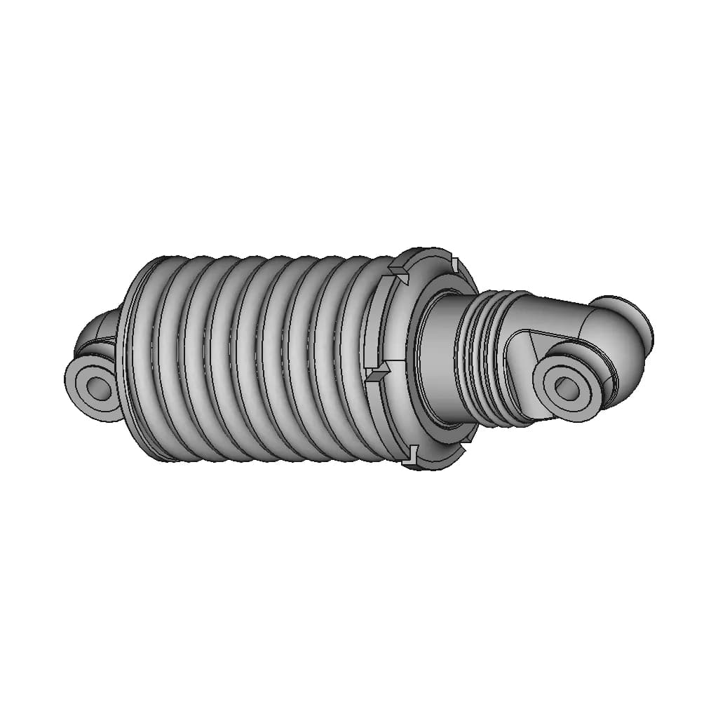 CAD Model of Shock Absorber for Engineering Projects_60_30_degree_snapshot