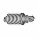 CAD Model of Shock Absorber for Engineering Projects_60_30_degree_snapshot