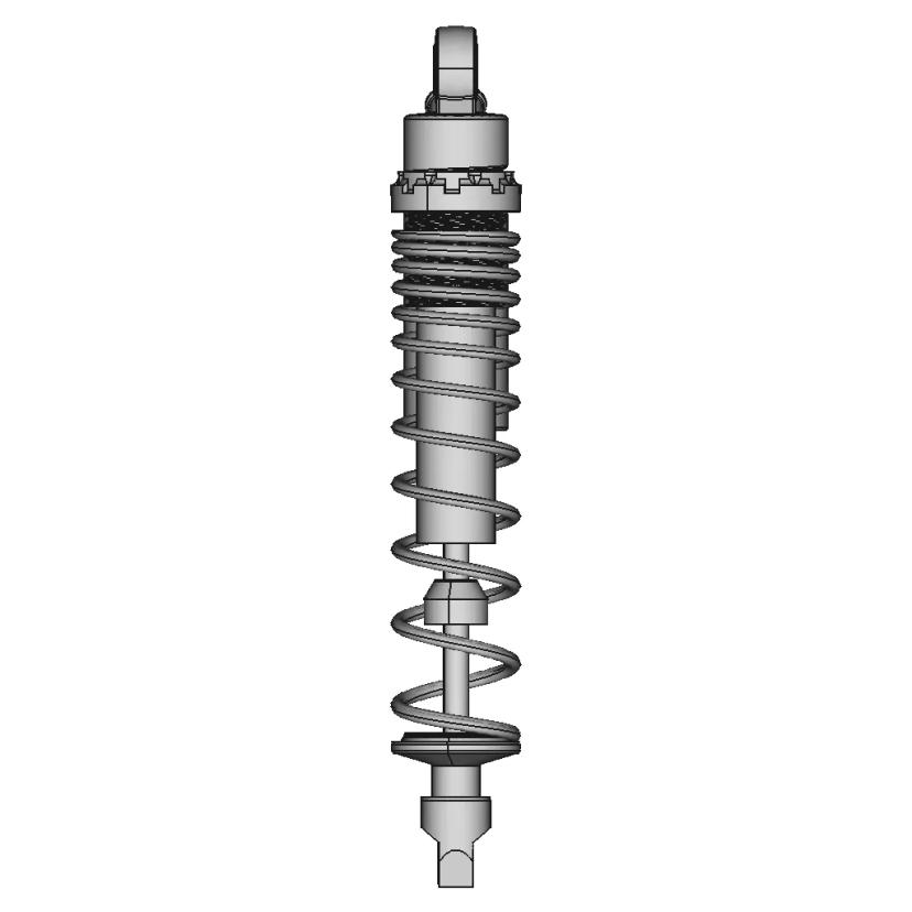 CAD Model of Shock Absorber (Damper) for Engineering Projects