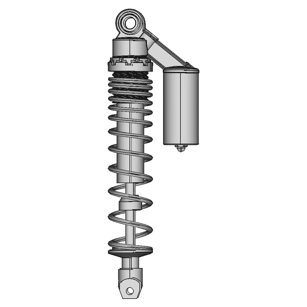 CAD Model of Shock Absorber (Damper) for Engineering Projects_0_90_degree_snapshot