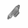 CAD Model of Shock Absorber (Damper) for Engineering Projects_60_30_degree_snapshot