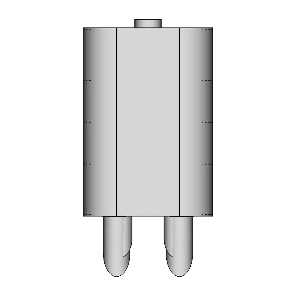 CAD Model of Muffler for Engineering Projects_270_0_degree_snapshot