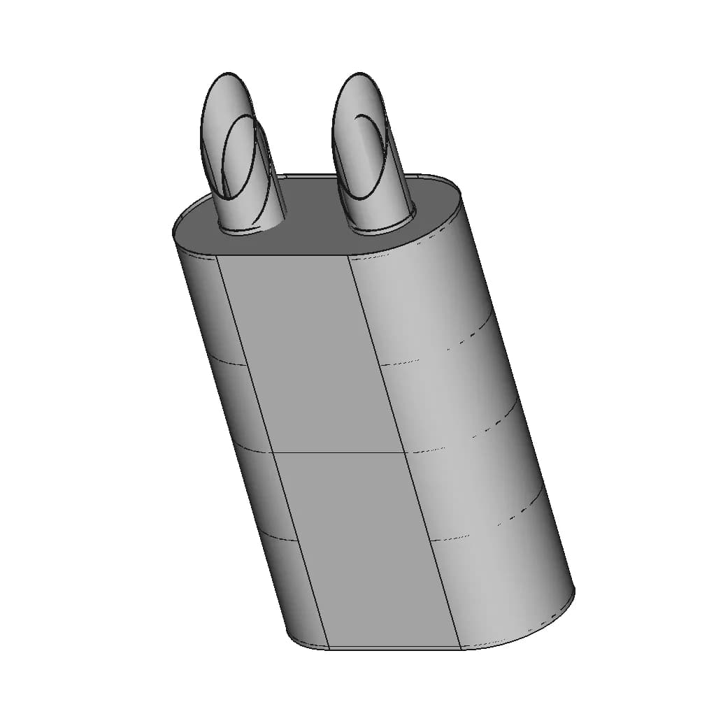 CAD Model of Muffler for Engineering Projects_60_30_degree_snapshot
