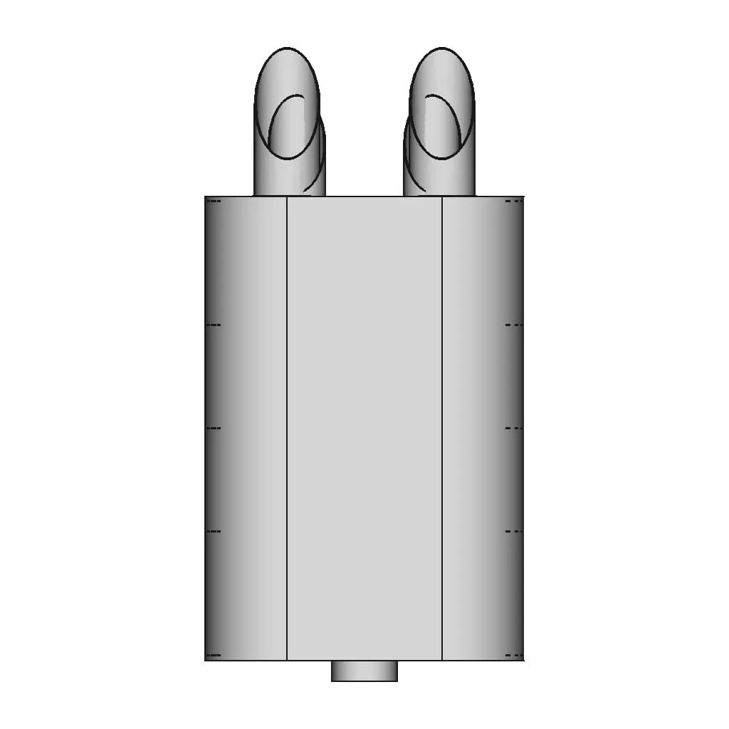 CAD Model of Muffler for Engineering Projects_90_0_degree_snapshot