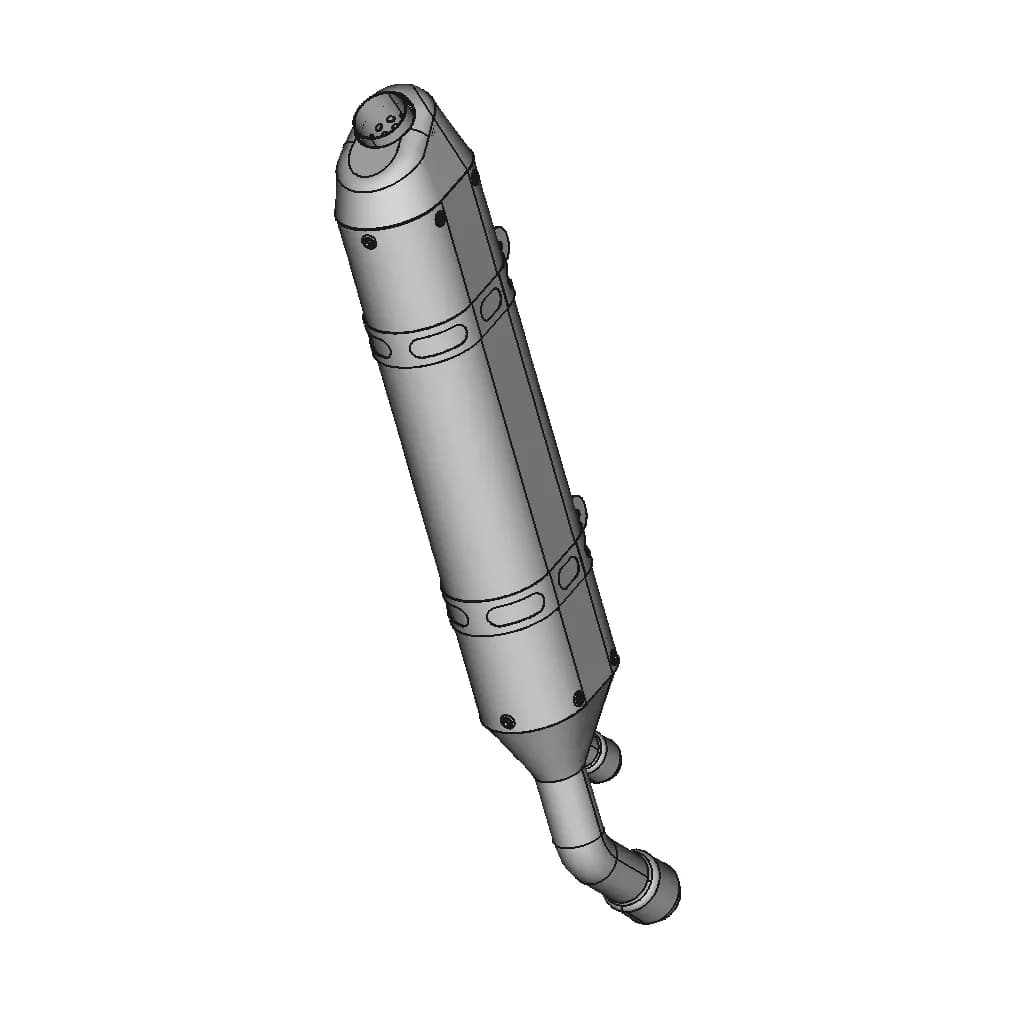 CAD Model of Muffler for Engineering Projects_60_30_degree_snapshot