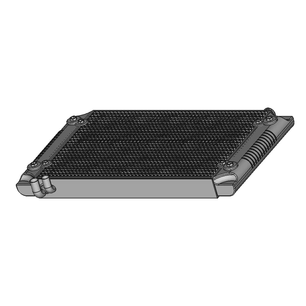 CAD Model of Radiator for Engineering Projects_60_30_degree_snapshot