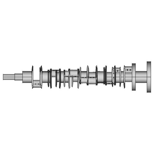 CAD Model of Crankshaft for Engineering Projects