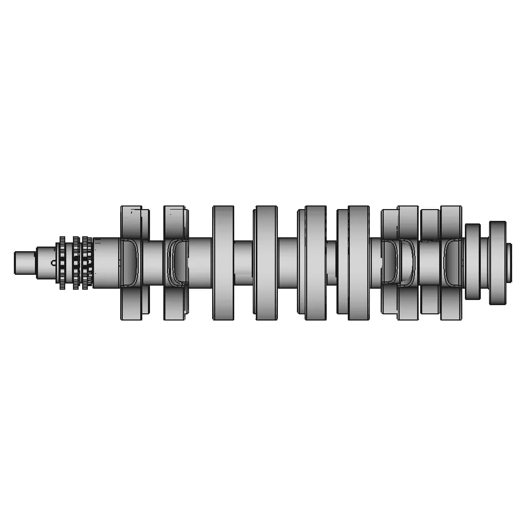 CAD Model of Crankshaft for Engineering Projects_0_0_degree_snapshot