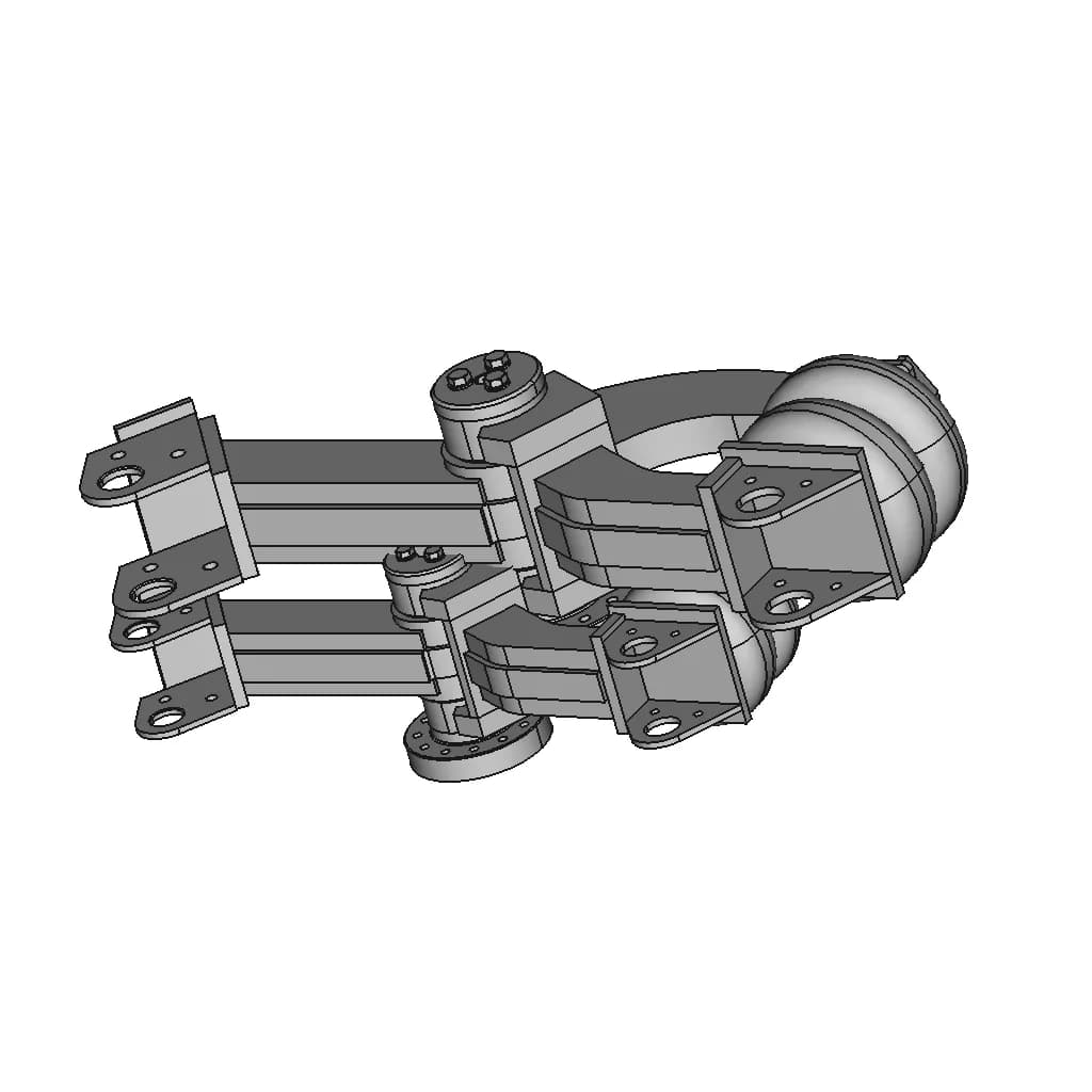 CAD Model of Tg-250Ag - Suspension Arm for Engineering Projects_60_30_degree_snapshot