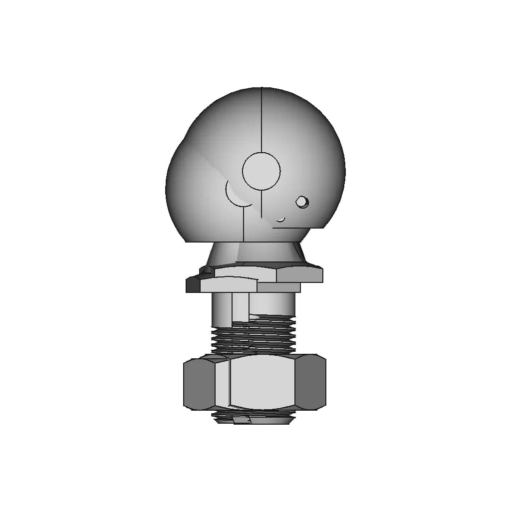 CAD Model of Ball Joint M8 for Engineering Projects_0_270_degree_snapshot