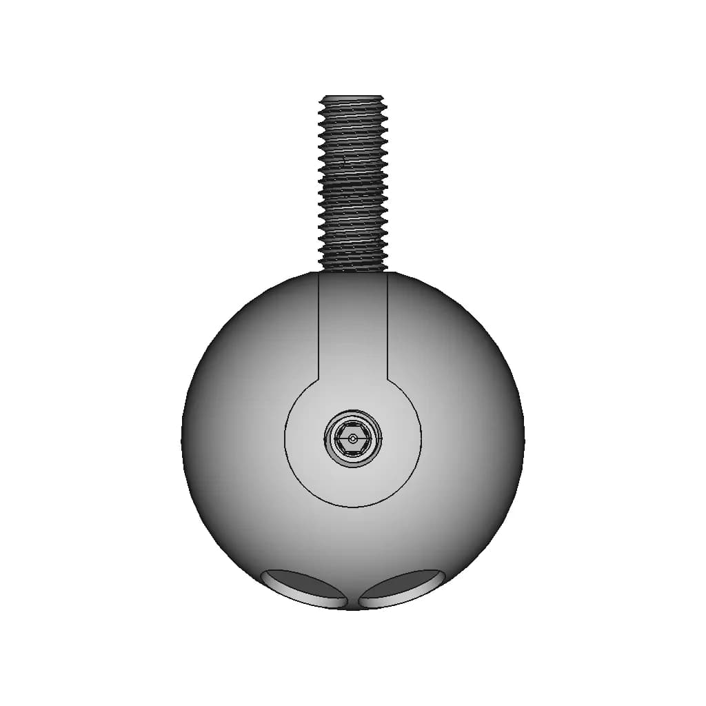 CAD Model of Ball Joint for Engineering Projects_0_0_degree_snapshot