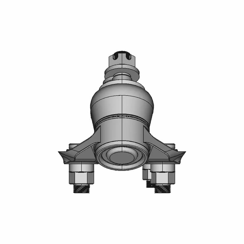 CAD Model of Ball Joint for Engineering Projects