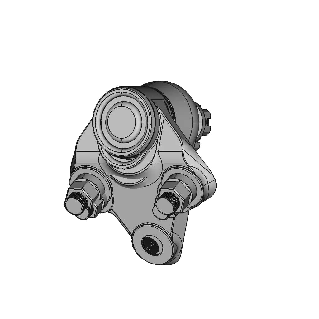 CAD Model of Ball Joint for Engineering Projects_60_30_degree_snapshot