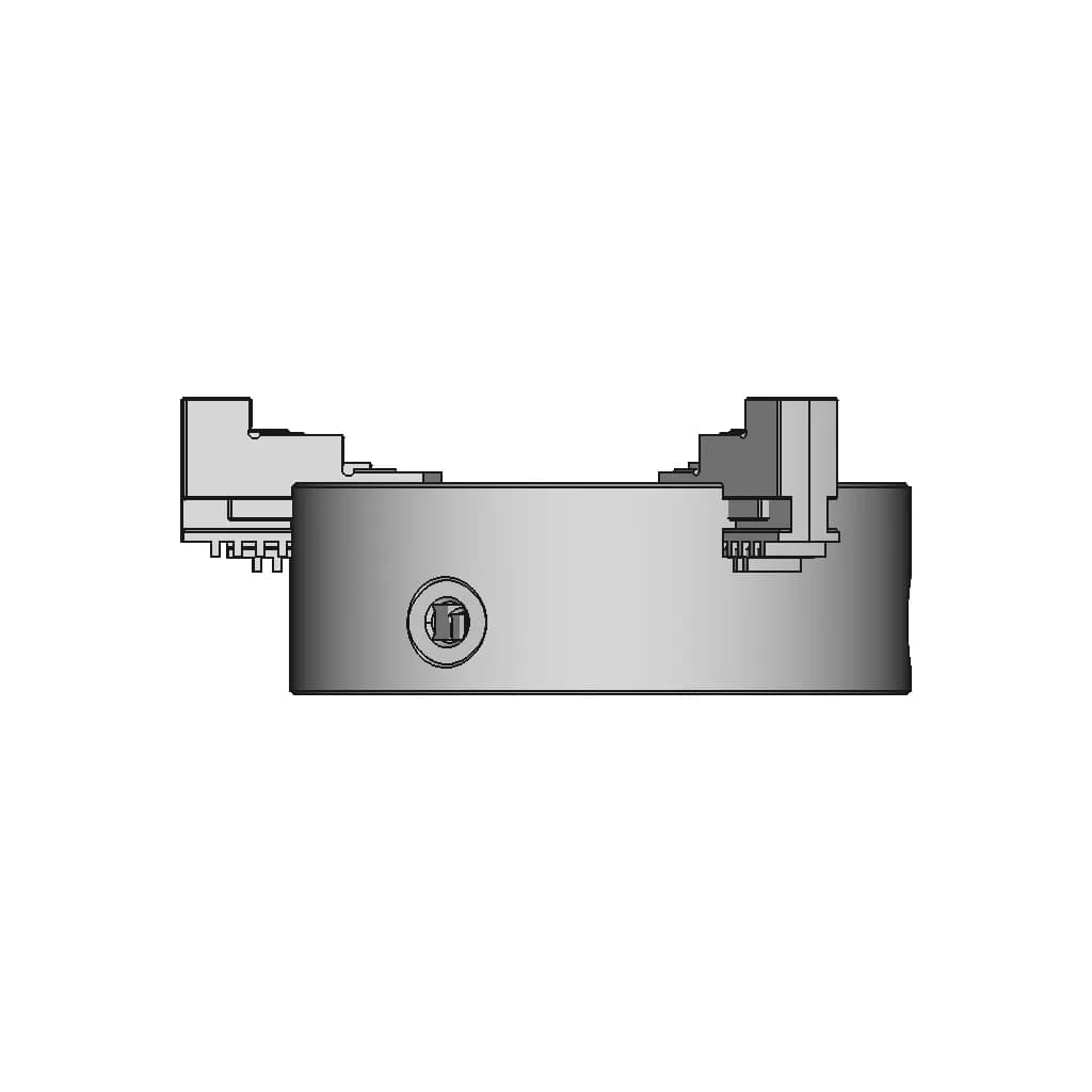 CAD Model of 3 Jaws Lathe Chuck for Engineering Projects_0_270_degree_snapshot