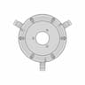 CAD Model of 3 Jaws Lathe Chuck for Engineering Projects_90_0_degree_snapshot