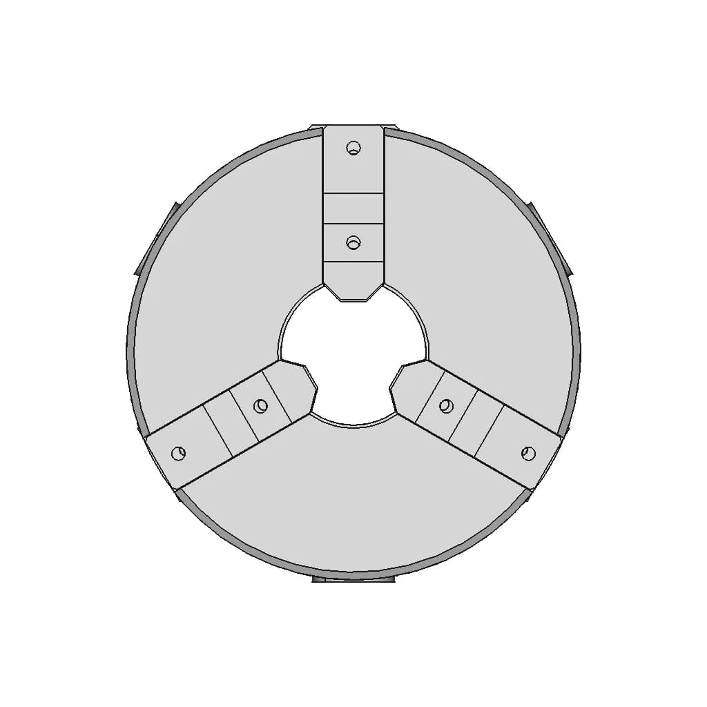 CAD Model of Simple Lathe Chuck for Engineering Projects_270_0_degree_snapshot