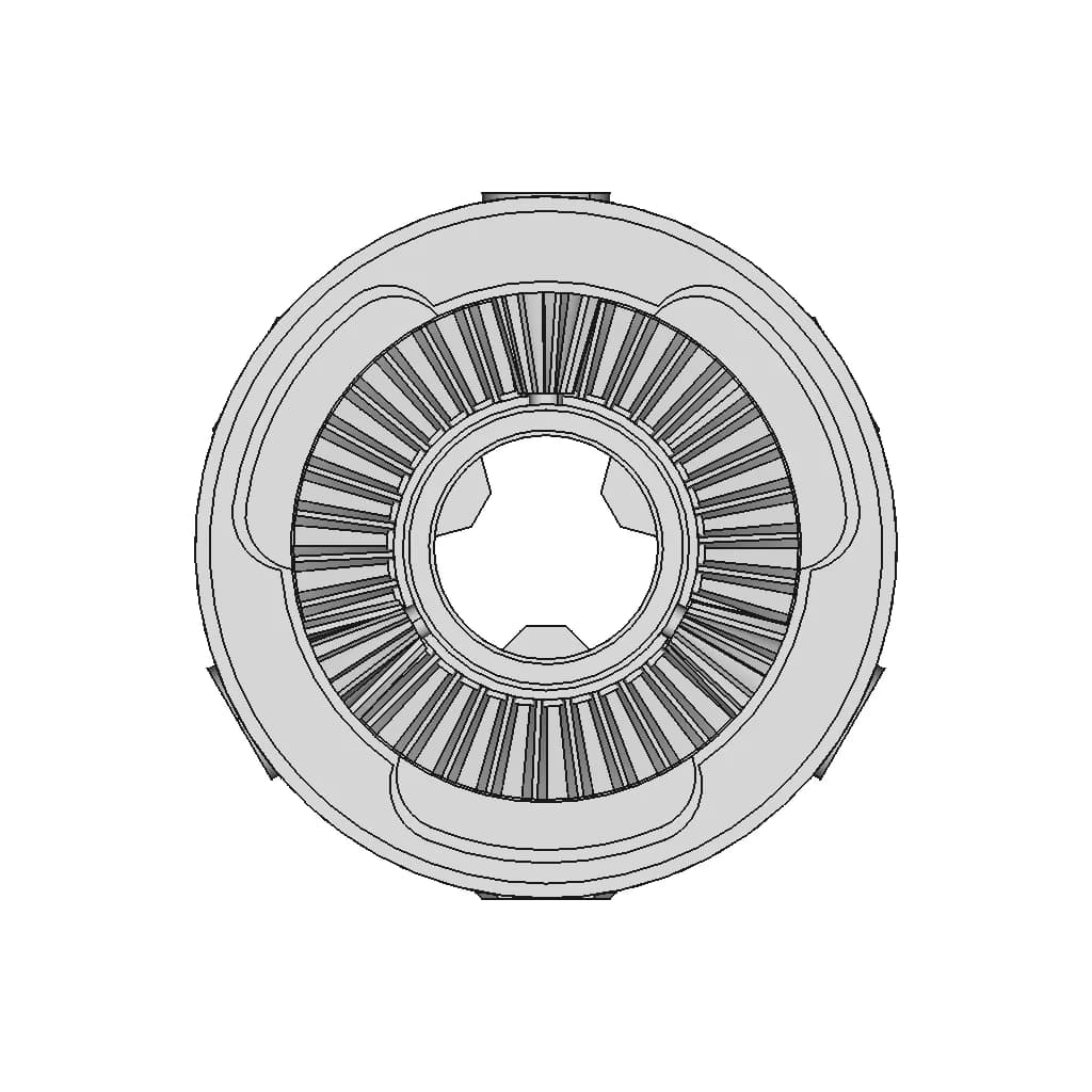 CAD Model of Simple Lathe Chuck for Engineering Projects_90_0_degree_snapshot