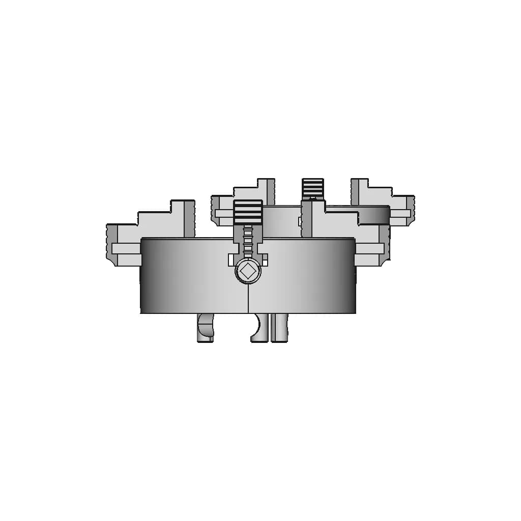 CAD Model of Lathe Chuck for Engineering Projects_0_0_degree_snapshot