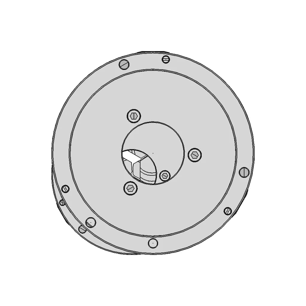 CAD Model of Lathe Chuck for Engineering Projects_0_90_degree_snapshot