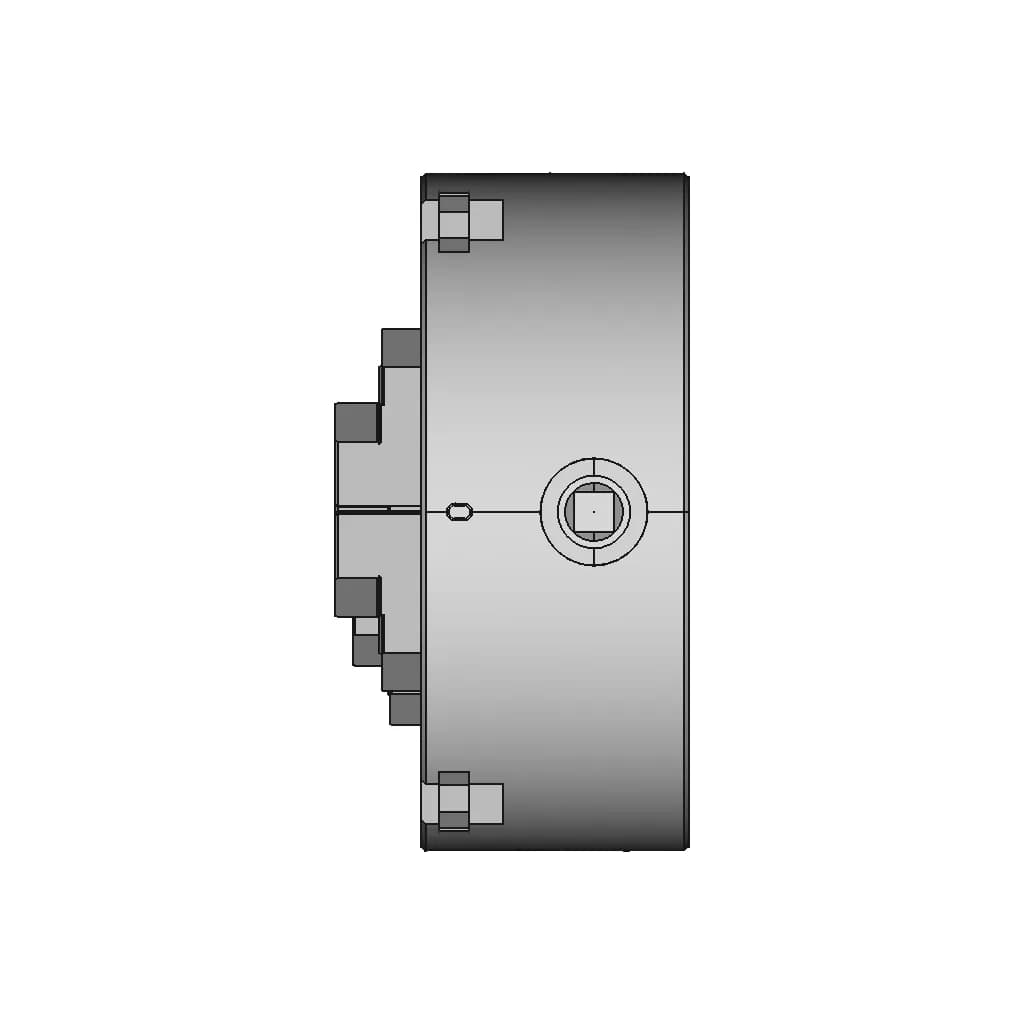 CAD Model of Lathe Chuck for Engineering Projects_270_0_degree_snapshot