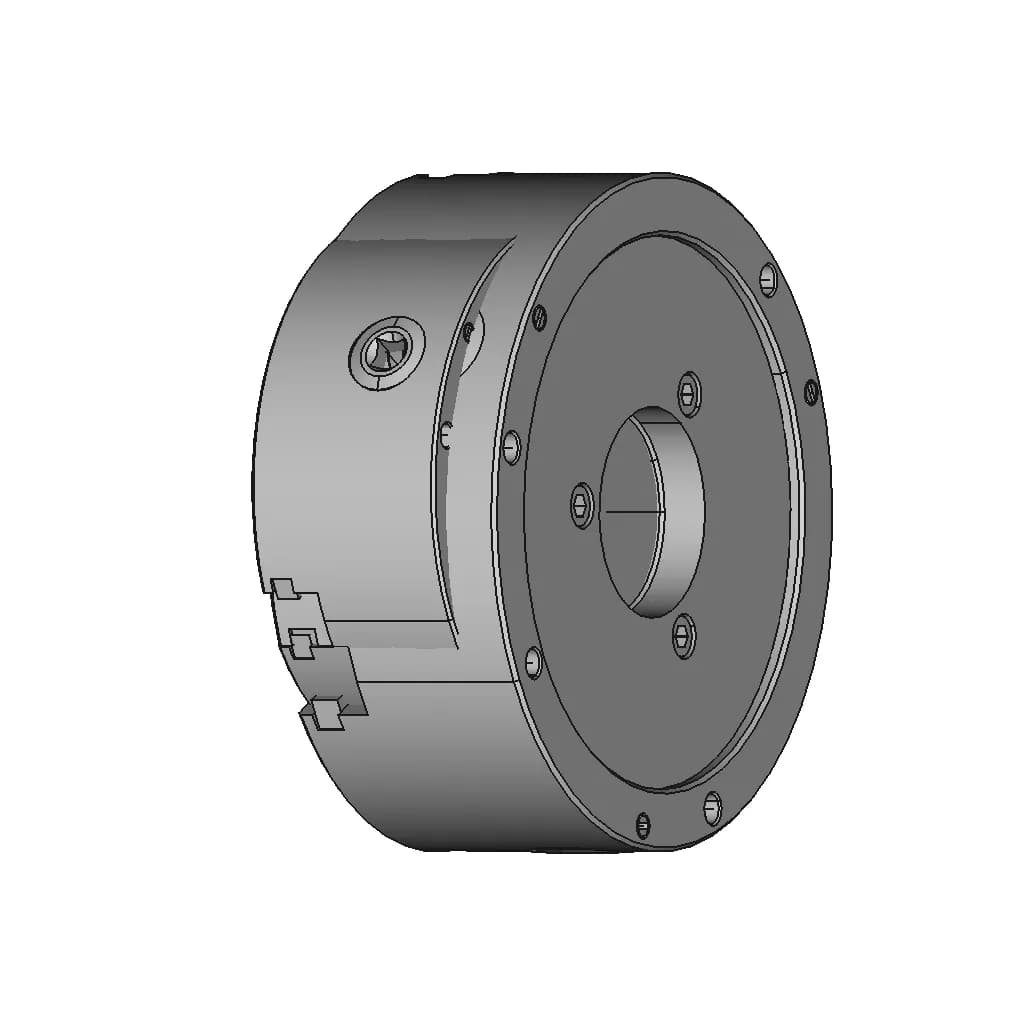 CAD Model of Lathe Chuck for Engineering Projects_60_30_degree_snapshot