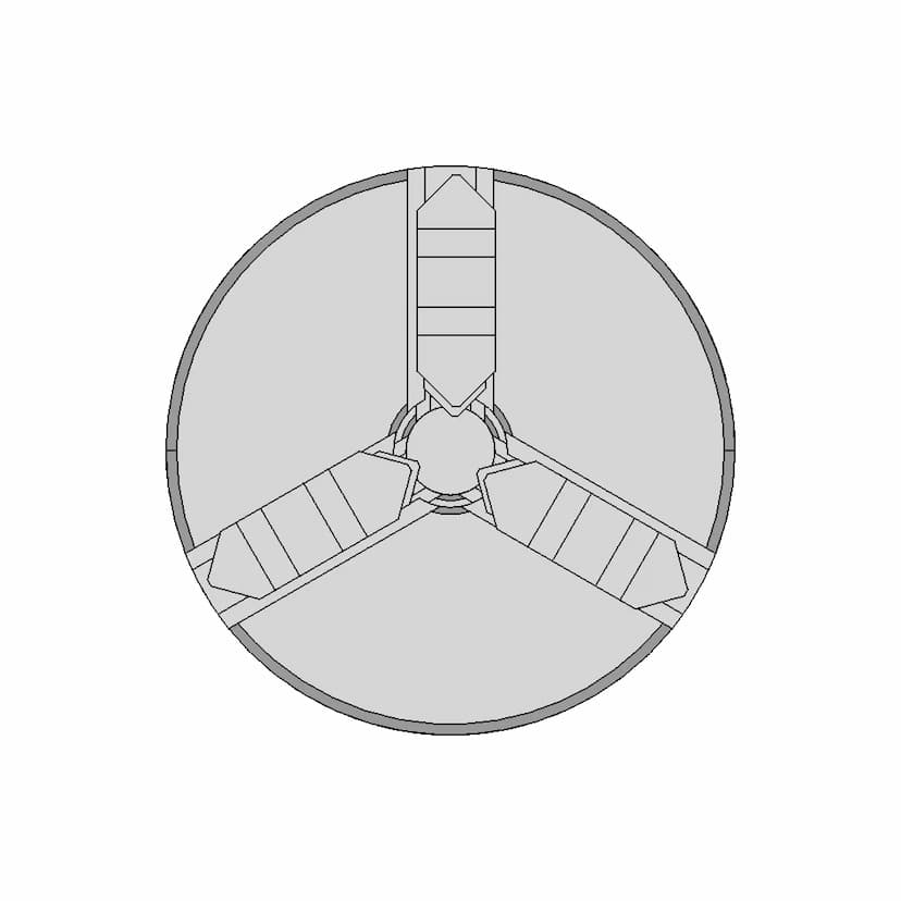 CAD Model of Lathe_Chuck for Engineering Projects