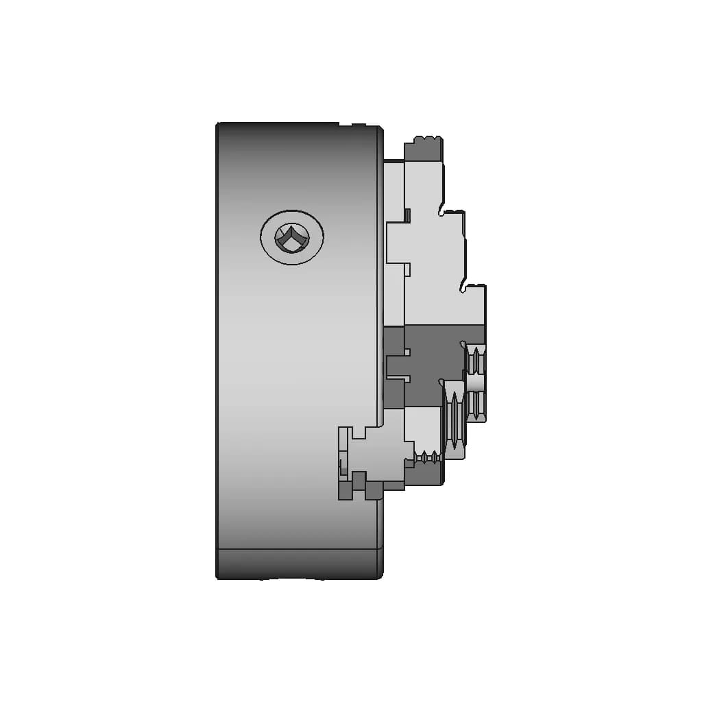 CAD Model of Lathe Chuck for Engineering Projects_0_0_degree_snapshot