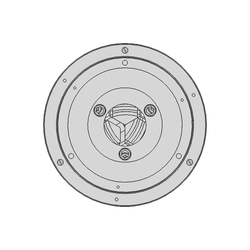 CAD Model of Lathe Chuck for Engineering Projects_0_270_degree_snapshot