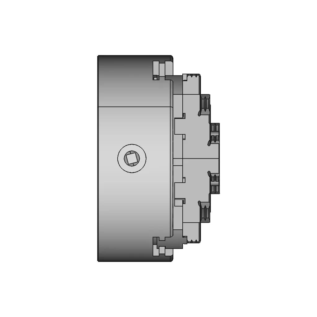 CAD Model of Lathe Chuck for Engineering Projects_90_0_degree_snapshot