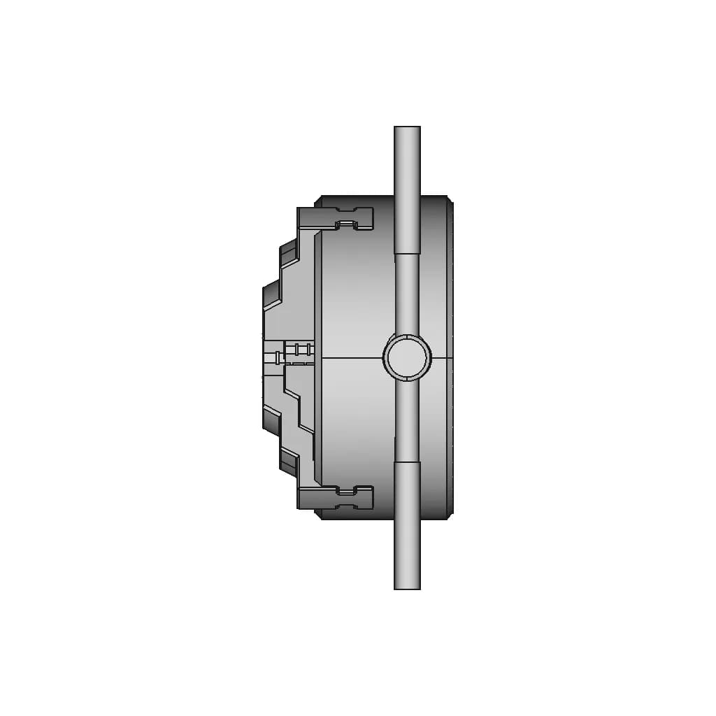 CAD Model of Lathe Chuck for Engineering Projects_0_90_degree_snapshot