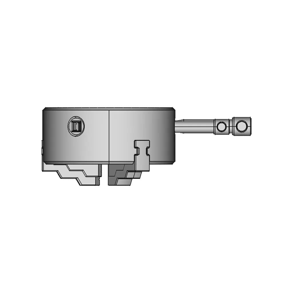 CAD Model of Lathe Chuck for Engineering Projects_270_0_degree_snapshot