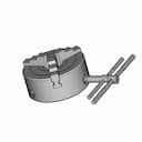 CAD Model of Lathe Chuck for Engineering Projects_60_30_degree_snapshot