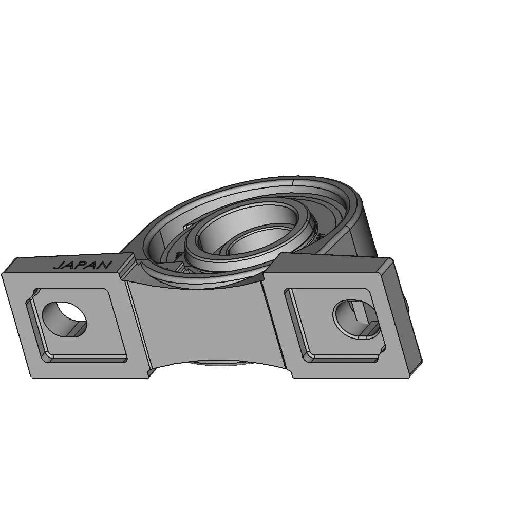 CAD Model of P209 Bearing Housing for Engineering Projects_60_30_degree_snapshot