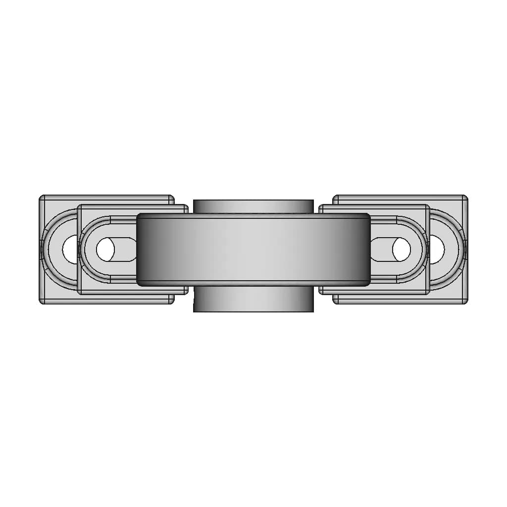 CAD Model of Bearing Housing P207 for Engineering Projects_270_0_degree_snapshot