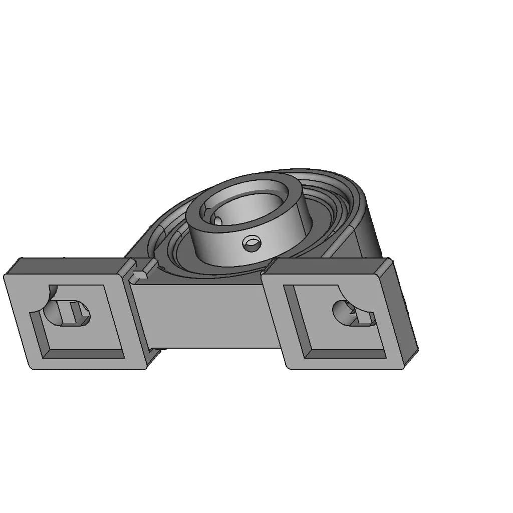 CAD Model of Bearing Housing P207 for Engineering Projects_60_30_degree_snapshot