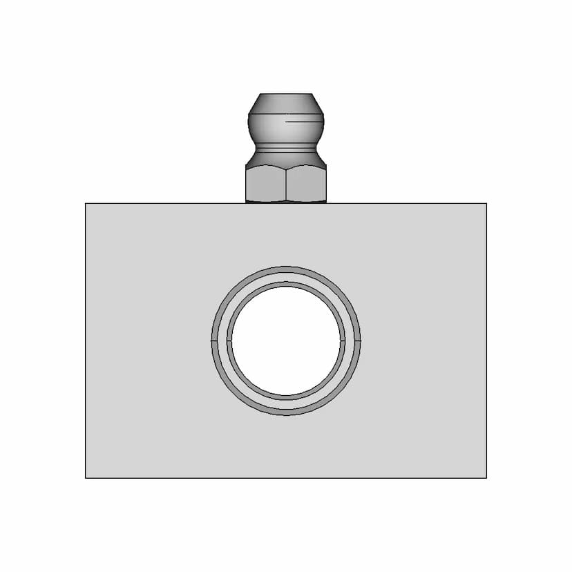 CAD Model of Bearing Housing - Dt 10-60 for Engineering Projects