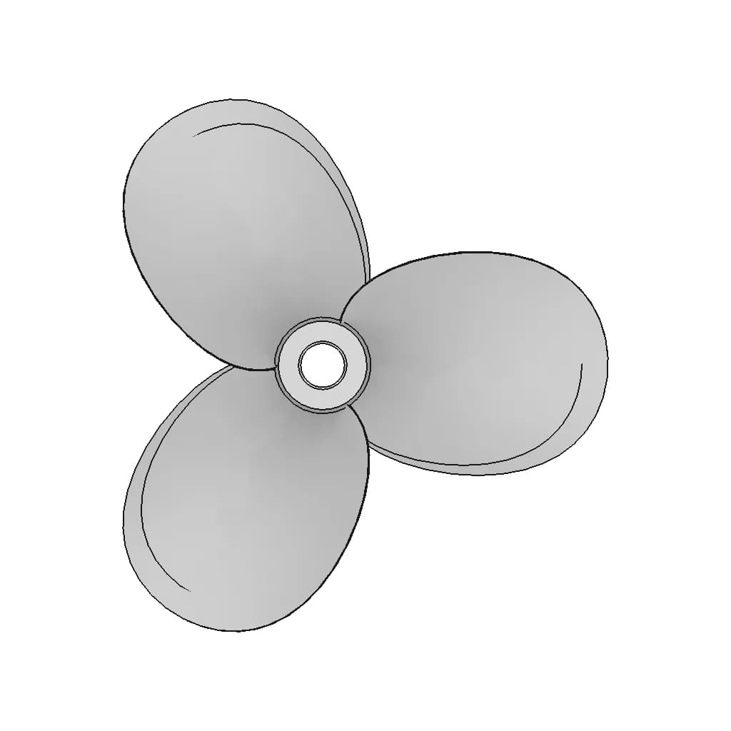 CAD Model of Fan Blade for Engineering Projects_90_0_degree_snapshot