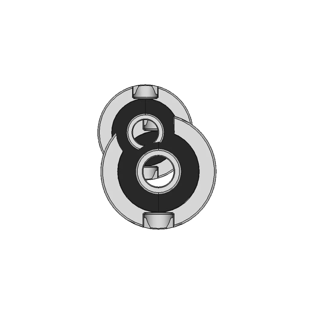 CAD Model of Iso 40 Tool Holder for Engineering Projects_270_0_degree_snapshot