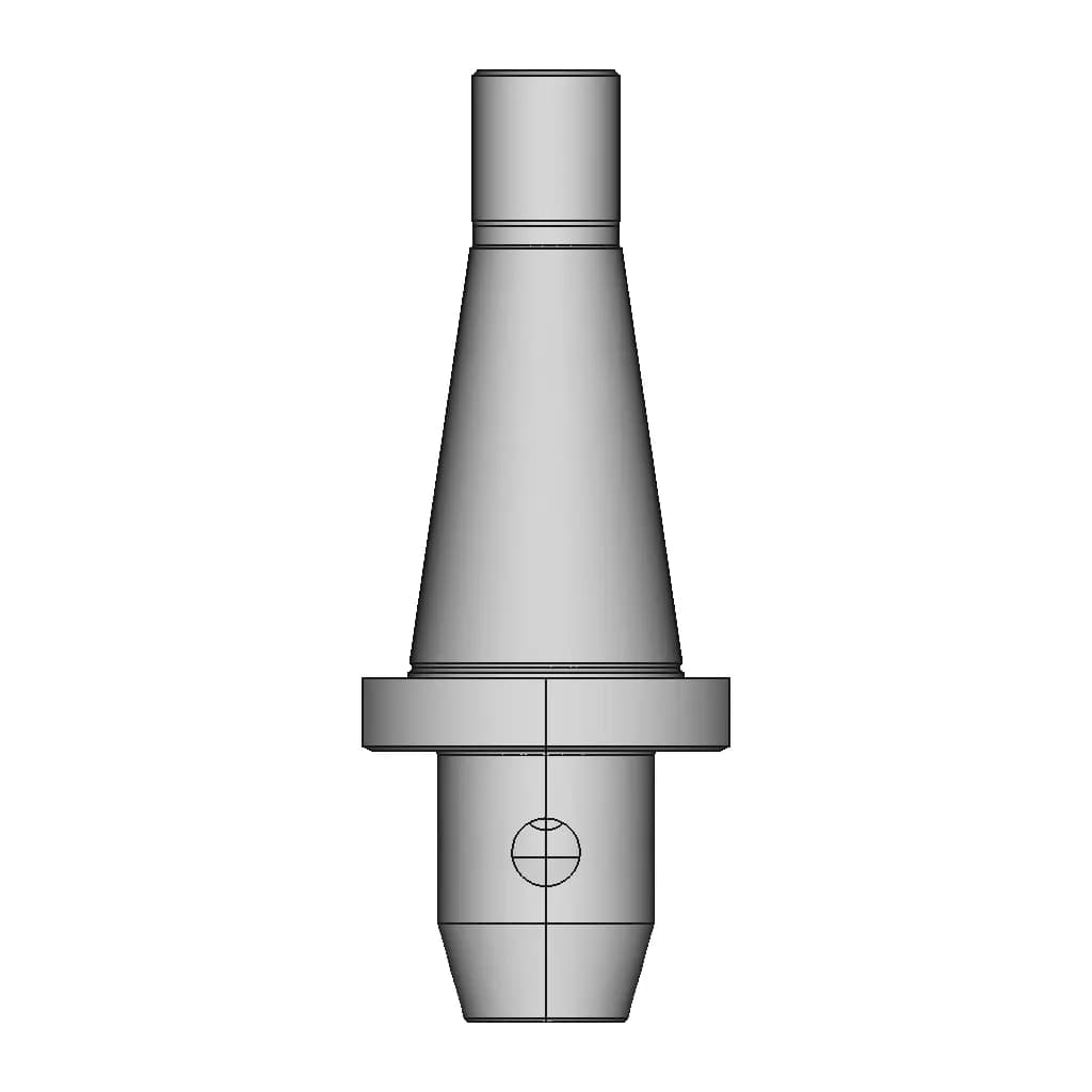 CAD Model of Qc #30 Tool Holder for Engineering Projects_0_0_degree_snapshot