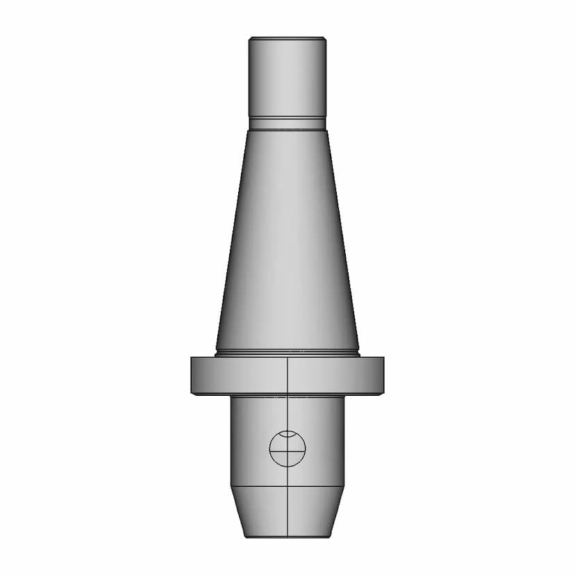 CAD Model of Qc #30 Tool Holder for Engineering Projects