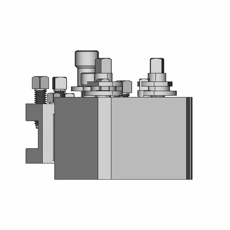 CAD Model of Lathe Tool Holder for Engineering Projects