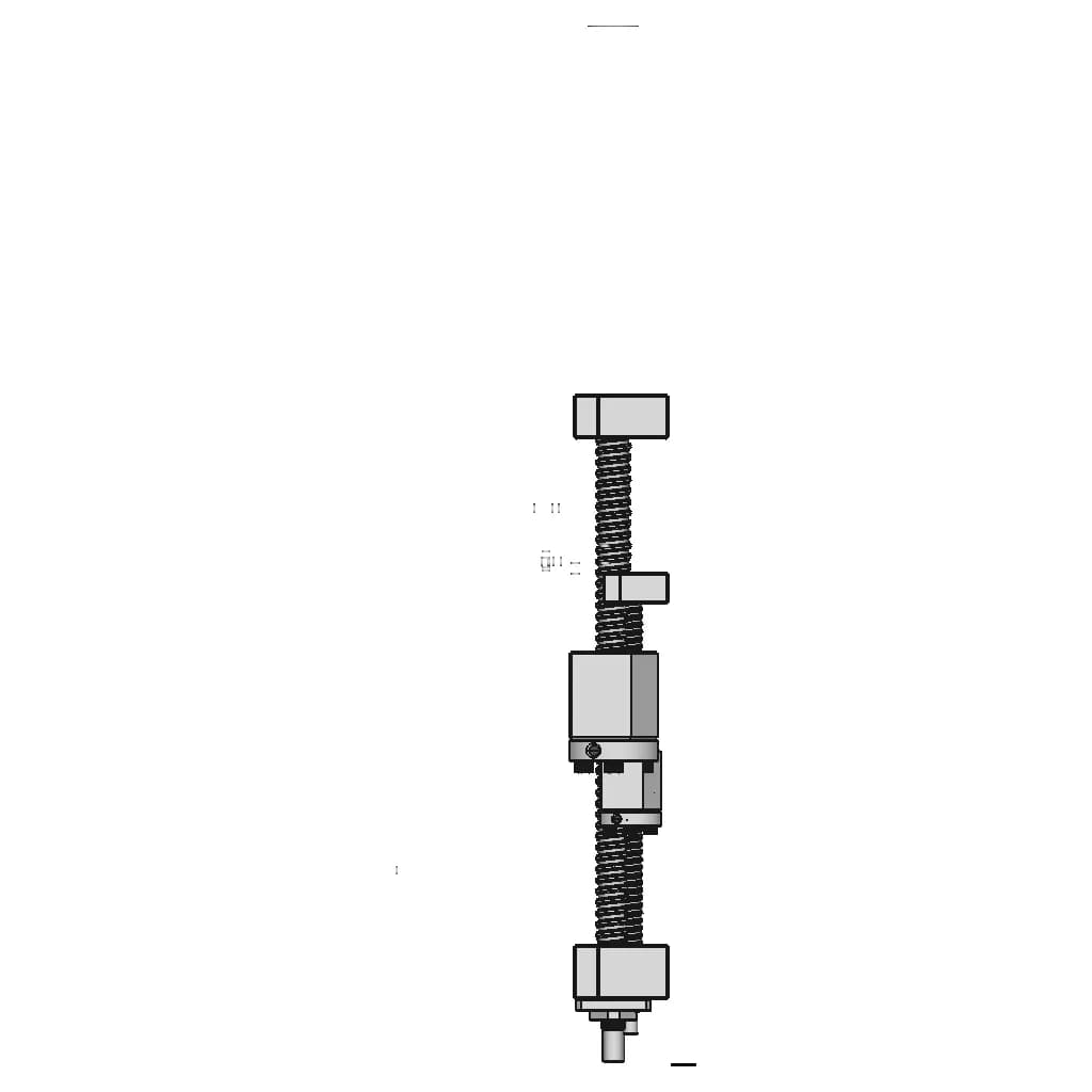 CAD Model of Sfu1605 Ball Screw Assembly for Engineering Projects_0_90_degree_snapshot