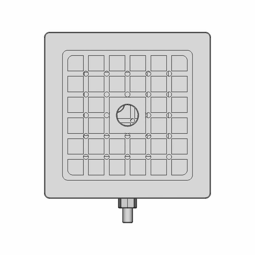 CAD Model of Vacuum Fixture Plate V2 for Engineering Projects