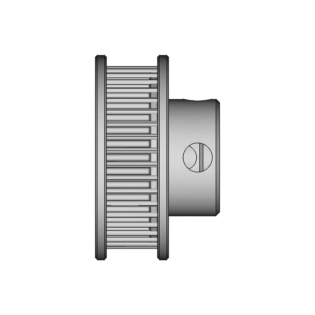 CAD Model of Gt2 Timing Pulley T40 for Engineering Projects_0_0_degree_snapshot
